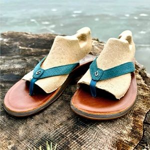 Olukai Pua Women’s Leather Sandals Size 8
